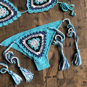 Insieme Sexy Crochet Bikini Set