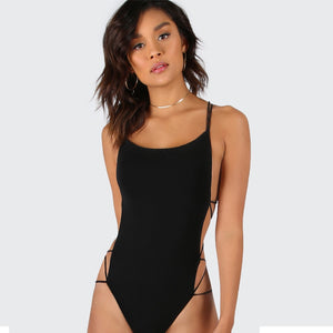 Hot Bandage Backless One-Piece Swimsuit