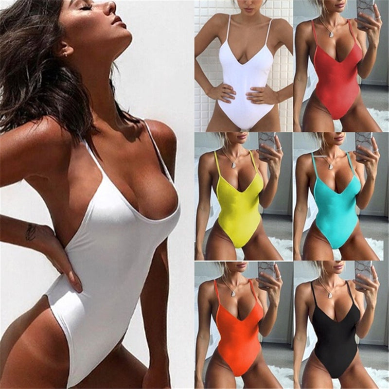 Sultry and Sexy One-Piece Bathing Suit Cheeky Sultry and Sexy One-Piece Bathing Suit Cheeky